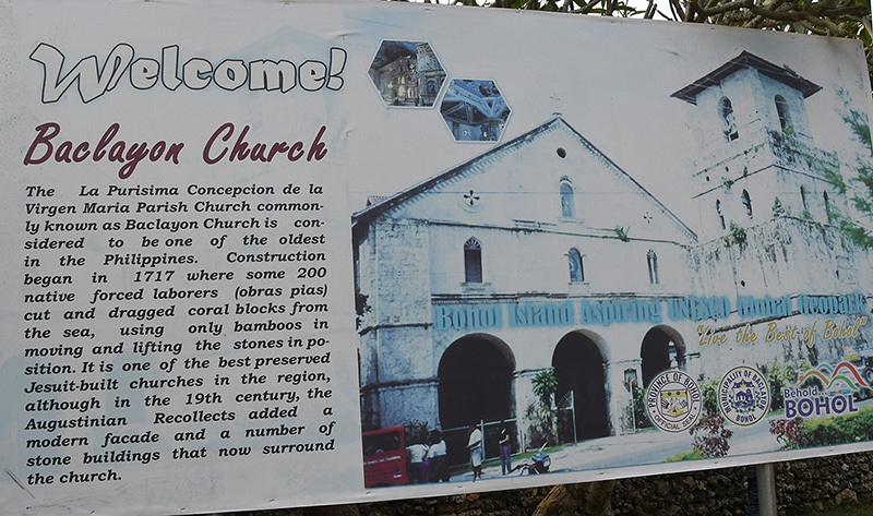 Bohol Island, Baclayon Church, Philippines